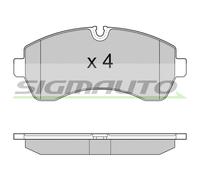 SPB290 Kit pastiglie freno, Freno a disco Sigmauto