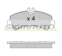 SPB291 Kit pastiglie freno, Freno a disco Sigmauto