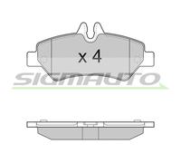 SPB293 Kit pastiglie freno, Freno a disco Sigmauto
