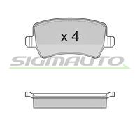 SPB298 Kit pastiglie freno, Freno a disco Sigmauto