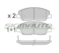 SPB313 Kit pastiglie freno, Freno a disco Sigmauto