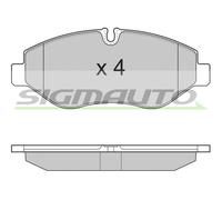 SPB324 Kit pastiglie freno, Freno a disco Sigmauto