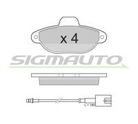 SPB326 Kit pastiglie freno, Freno a disco Sigmauto