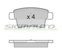SPB331 Kit pastiglie freno, Freno a disco Sigmauto