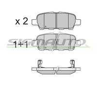 SPB351 Kit pastiglie freno, Freno a disco Sigmauto
