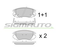 SPB376 Kit pastiglie freno, Freno a disco Sigmauto