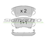 SPB377 Kit pastiglie freno, Freno a disco Sigmauto