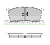SPB380 Kit pastiglie freno, Freno a disco Sigmauto