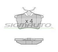 SPB386 Kit pastiglie freno, Freno a disco Sigmauto