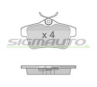 SPB387 Kit pastiglie freno, Freno a disco Sigmauto