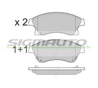 SPB404 Kit pastiglie freno, Freno a disco Sigmauto