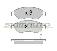 SPB407 Kit pastiglie freno, Freno a disco Sigmauto
