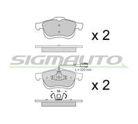 SPB413 Kit pastiglie freno, Freno a disco Sigmauto