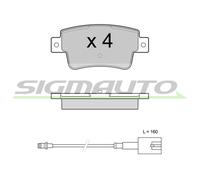 SPB427 Kit pastiglie freno, Freno a disco Sigmauto