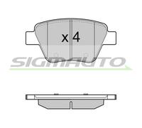 SPB429 Kit pastiglie freno, Freno a disco Sigmauto