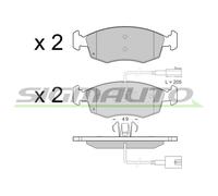 SPB433 Kit pastiglie freno, Freno a disco Sigmauto
