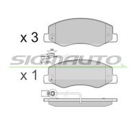 SPB440 Kit pastiglie freno, Freno a disco Sigmauto