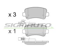 SPB441 Kit pastiglie freno, Freno a disco Sigmauto