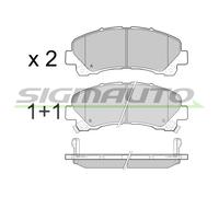 SPB442 Kit pastiglie freno, Freno a disco Sigmauto
