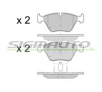 SPB447 Kit pastiglie freno, Freno a disco Sigmauto