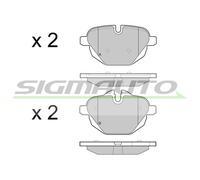 SPB449 Kit pastiglie freno, Freno a disco Sigmauto