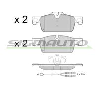 SPB464 Kit pastiglie freno, Freno a disco Sigmauto