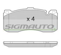 SPB472 Kit pastiglie freno, Freno a disco Sigmauto
