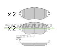 SPB474 Kit pastiglie freno, Freno a disco Sigmauto