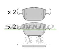 SPB475 Kit pastiglie freno, Freno a disco Sigmauto