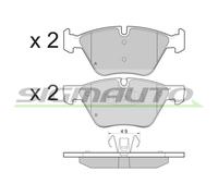 SPB479 Kit pastiglie freno, Freno a disco Sigmauto
