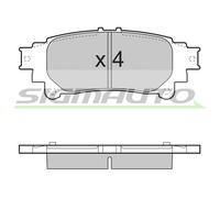 SPB482 Kit pastiglie freno, Freno a disco Sigmauto