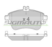 SPB497 Kit pastiglie freno, Freno a disco Sigmauto