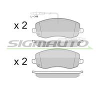 SPB499 Kit pastiglie freno, Freno a disco Sigmauto