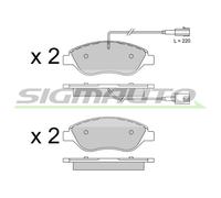 SPB507 Kit pastiglie freno, Freno a disco Sigmauto