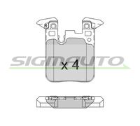 SPB521 Kit pastiglie freno, Freno a disco Sigmauto