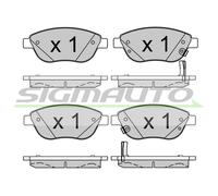 SPB523 Kit pastiglie freno, Freno a disco Sigmauto
