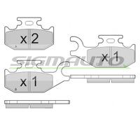 SPB541 Kit pastiglie freno, Freno a disco Sigmauto