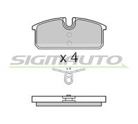 SPB542 Kit pastiglie freno, Freno a disco Sigmauto