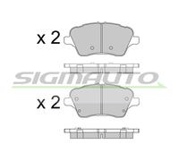 SPB545 Kit pastiglie freno, Freno a disco Sigmauto