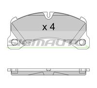 SPB552 Kit pastiglie freno, Freno a disco Sigmauto