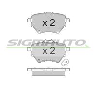 SPB561 Kit pastiglie freno, Freno a disco Sigmauto