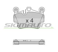 SPB564 Kit pastiglie freno, Freno a disco Sigmauto