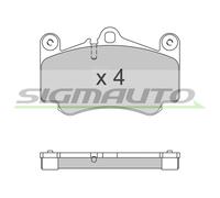 SPB572 Kit pastiglie freno, Freno a disco Sigmauto