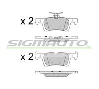 SPB602 Kit pastiglie freno, Freno a disco Sigmauto