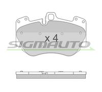 SPB611 Kit pastiglie freno, Freno a disco Sigmauto