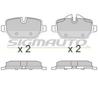 SPB616 SIGMAUTO Kit pastiglie freno, Freno a disco per MINI