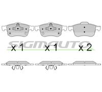 SPB626 SIGMAUTO Kit pastiglie freno, Freno a disco per FIAT