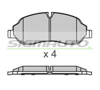 SPB651 Kit pastiglie freno, Freno a disco Sigmauto