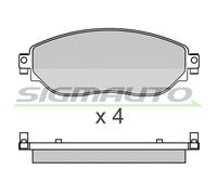 SPB653 Kit pastiglie freno, Freno a disco Sigmauto