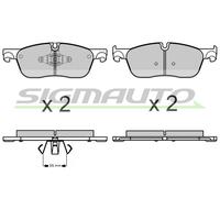 SPB667 Kit pastiglie freno, Freno a disco Sigmauto